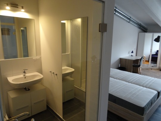 Das Zimmer Duvenstedt in unserem Home'n Hostel Elmshorn