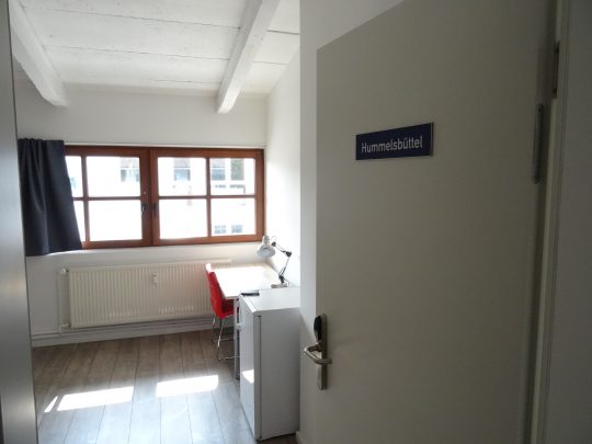 Das Zimmer Hummelsbüttel in unserem Home'n Hostel Elmshorn